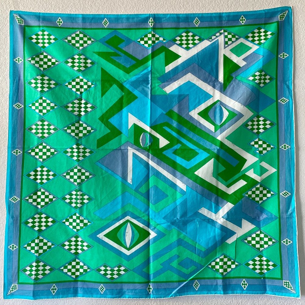 Authentic Emilio Pucci Cotton Scarf